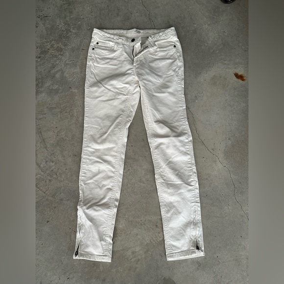 Summer white pants Joe Fresh Size 0 - Picture 1 of 5
